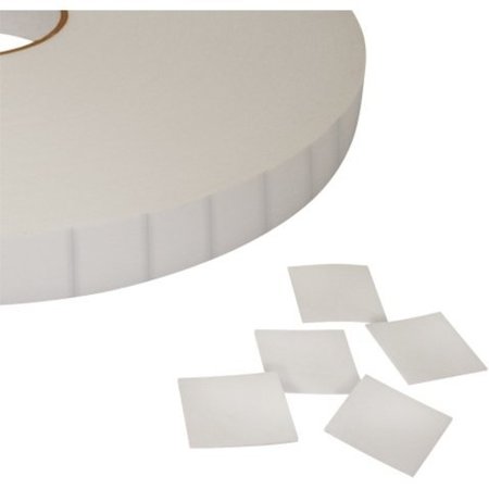 TAPE LOGIC Tape Logic® Double-Sided Foam Squares, 1/32", 1/2" x 1/2", White, 1296/Roll T95214